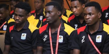 Uganda U-17 players