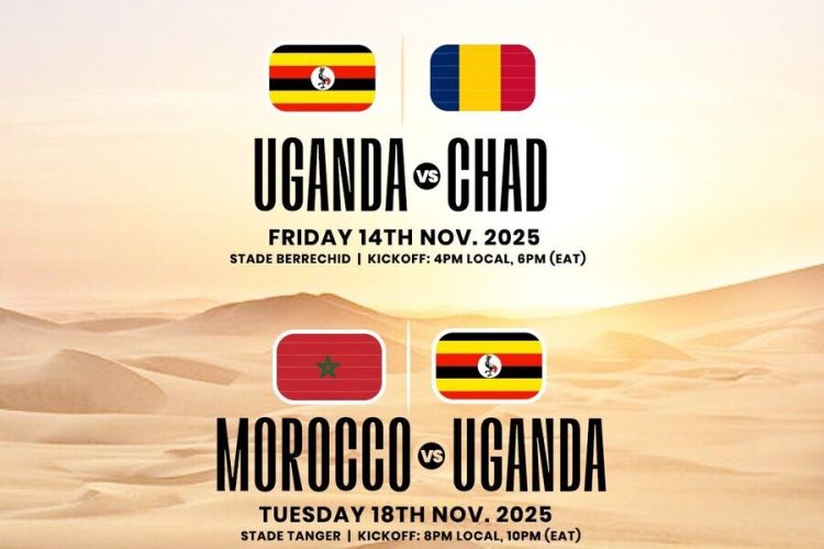 Uganda Cranes international friendlies