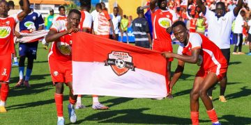Kitara FC team celebration