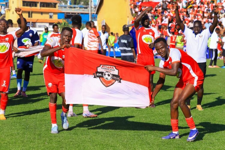 Kitara FC team celebration